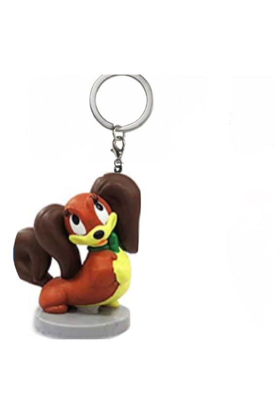 FIFI Ornament 2" Pvc Key Ring Keychain Charm Figurine Mickey Minnie Pet Disney