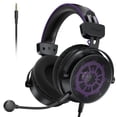 thumbnail image 1 of FIFINE HD18 Gaming Headset with Microphone for PC Computer, PS5, Xbox, Wired Open-back Headphones with 3.5mm Connect, 1 of 9