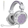 thumbnail image 1 of FIFINE HD18 Gaming Headset with Microphone for PC Computer, PS5, Xbox, Wired Open-back Headphones with 3.5mm Connect, White, 1 of 9