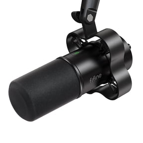 FIFINE K688 USB XLR Studio Microphone for PC Computer Recording, Podcast Dynamic Microphone with Clear Audio for Gaming, Streaming, Headphone Jack for Monitor, Mute Button, Gain Control