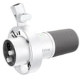 thumbnail image 1 of FIFINE K688 USB XLR Studio Microphone for PC Computer Recording, Podcast Dynamic Microphone with Clear Audio for Gaming, Streaming, Headphone Jack for Monitor, Mute Button, Gain Control, White, 1 of 8