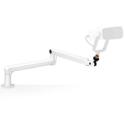 FIFINE Low Profile Microphone Boom Arm Stand with 1/4 3/8 5/8 Screws for Record/Stream/Game-BM88W
