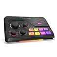 thumbnail image 1 of FIFINE WSC8 Gaming Audio Mixer for XLR Microphone, Game and Chat Mix Button with Software, 3 Channel Audio Interface for Volume Control, 48V Power, 1 of 10