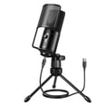 thumbnail image 1 of FIFINE K669B Pro USB Computer Microphone for Laptop & Desktop, Metal Condenser Microphone with Mute, Gain Control, Pop Filter for Gaming and Streaming, 1 of 9