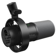 FIFINE K688 USB XLR Studio Microphone for PC Computer Recording, Podcast Dynamic Microphone with Headphone Jack, Mute Button, Gain Control, XLR Cable