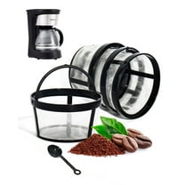 Confezione 2 Filtri Caffè Riutilizzabili Metallo Oro Permanenti - Foto 6