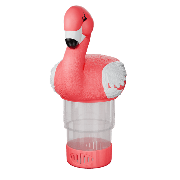 FIFOKICHO Pink Flamingo Floating Swimming Pool Chlorine Dispenser, 1 Inch