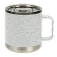 thumbnail image 1 of FIFTY/FIFTY Stainless Steel Vacuum Insulated Camp Mug - 15oz - White/Slate Speckled with Slide Lid, 1 of 5