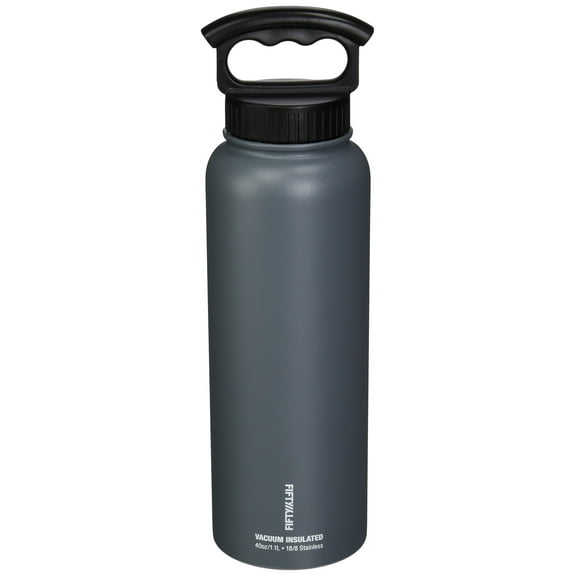 FIFTY/FIFTY V40006SL0 40oz Slate Vacuum Insulated Bottle, 1 Pack
