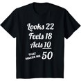 thumbnail image 1 of FIFTY YEARS OLD T-SHIRT Birthday Present for 50 Year old, 1 of 2