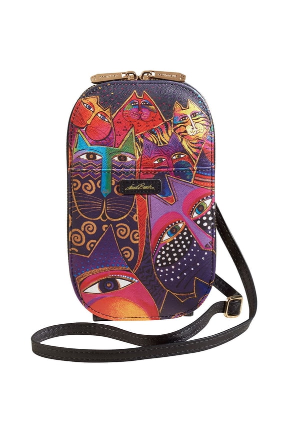 FIG DESIGN Crossbody Purse Laurel Burch Fantasticats Shoulder Bag