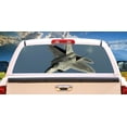 thumbnail image 1 of FIGHTER JET Rear Window Graphic truck view thru vinyl decal back, 1 of 3
