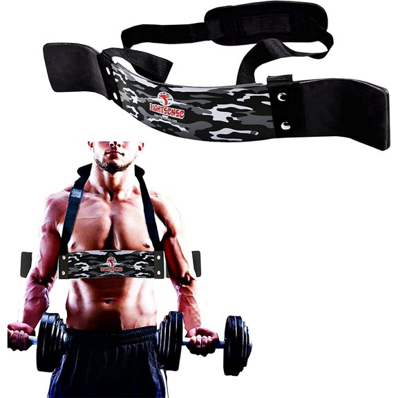 FIGHTSENSE Arm Blaster Biceps Curl Triceps Muscle Isolator Bomber Fitness Gym Workout Training Support