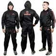 thumbnail image 1 of FIGHTSENSE MMA Sauna Suit for Men and Women, Waterproof Anti-Rip Sweat Suit for Weight loss 2PC set, 1 of 5