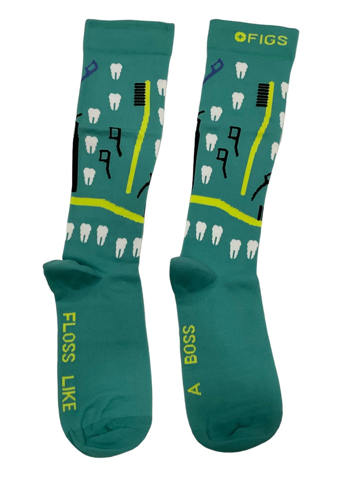 FIGS Compression Socks Floss Like A Boss Size Large