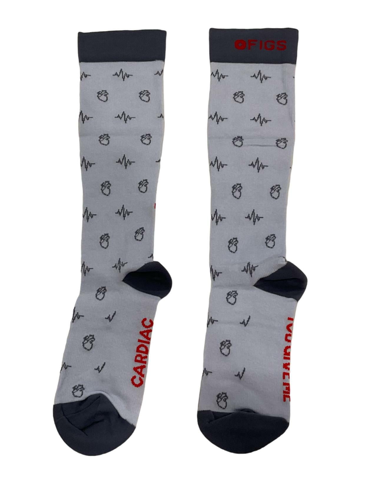 FIGS Compression Socks You Give Me Cardiac Arrhythmias Mini Hearts Size