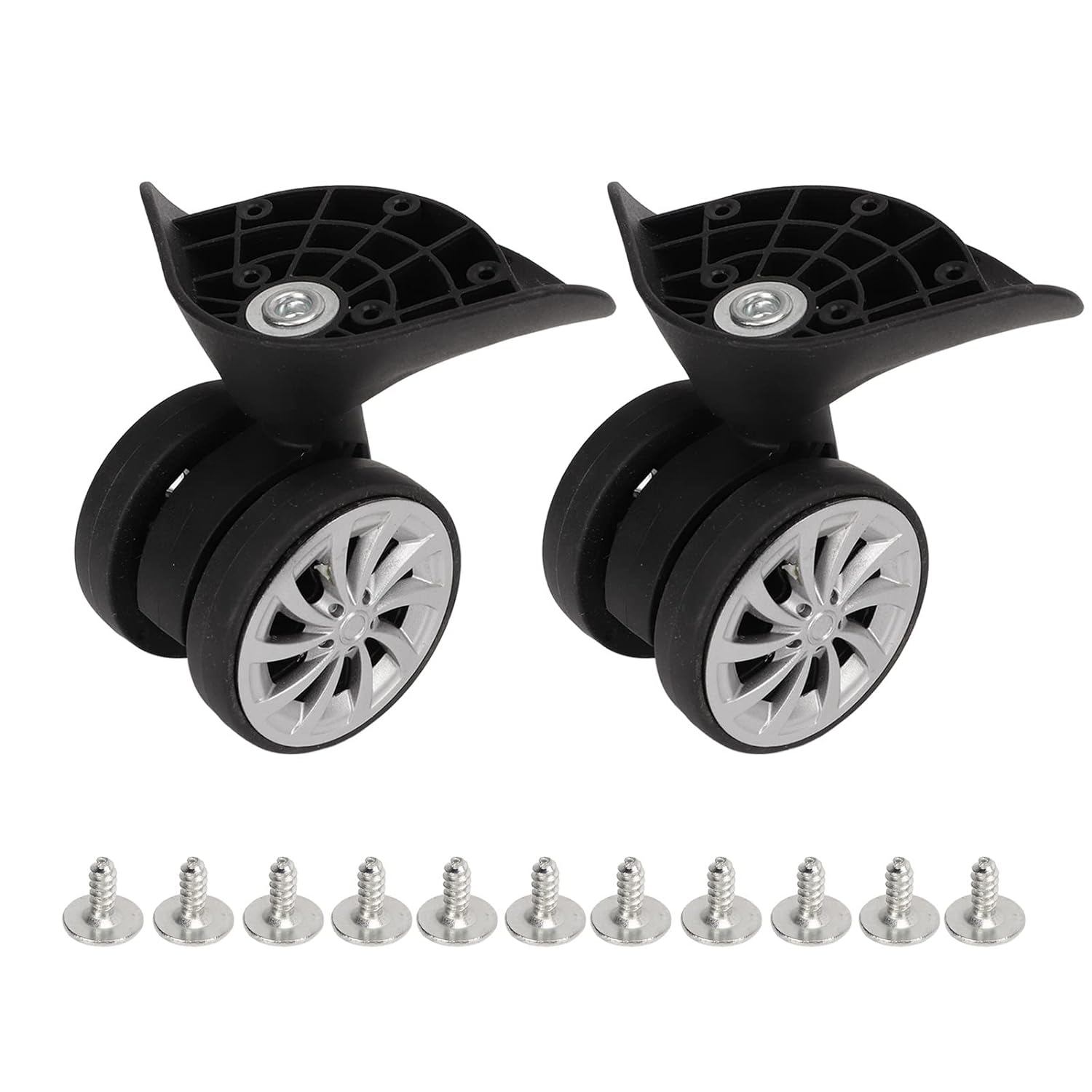 FIGT1Pair Luggage Suitcase Wheels, Swivels Casters, Suitcase Casters