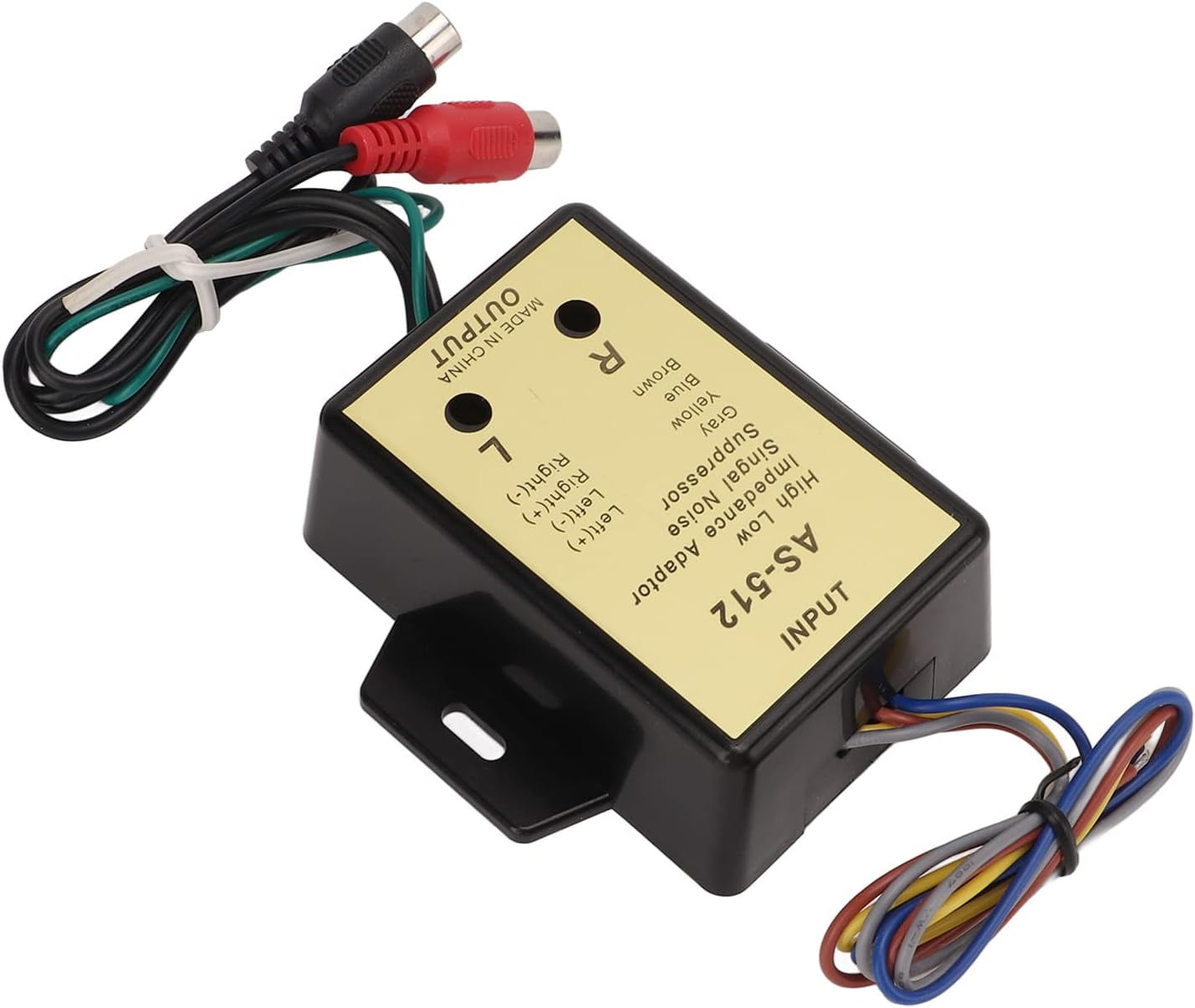 FIGT2 Channel Line High Low Impedance Adapter for Audio Speaker Level