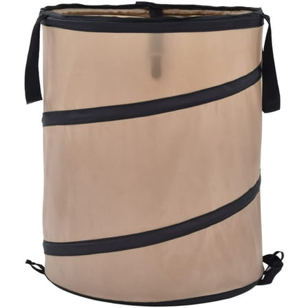 FIGT-Collapsible Lawn and Leaf Bag, Pop Up Outdoor Garbage Can, 37.8L Collapsible Trash Can, Recycle Bin Leaf Waste Bag, Camping Waste Bin Garden Bag for Parties, Yard Waste, Laundry【0514】