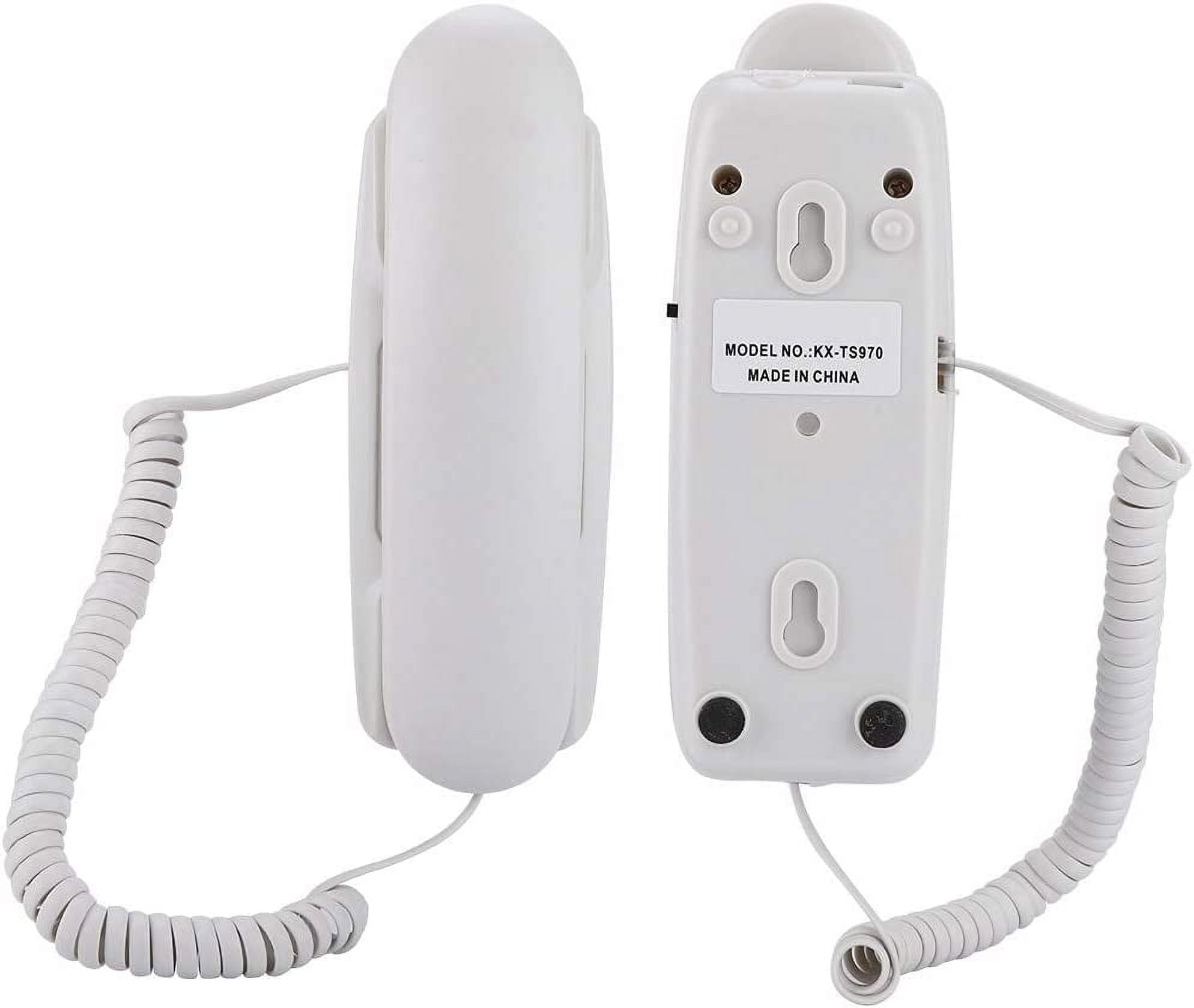 FIGTCorded Wall Phone Without Caller ID, Desktop Landline Corded