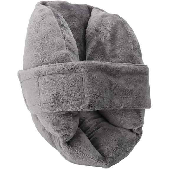 FIGT-Heel Cushion Protector Pillow, Heel Pillows Pads Keep Warm Relieve Stress Pain Bed Sore Cushion Heel Protectors Adjustable Elastic Belt Heel Protector Cushion for Feet Foot Boot【0515】