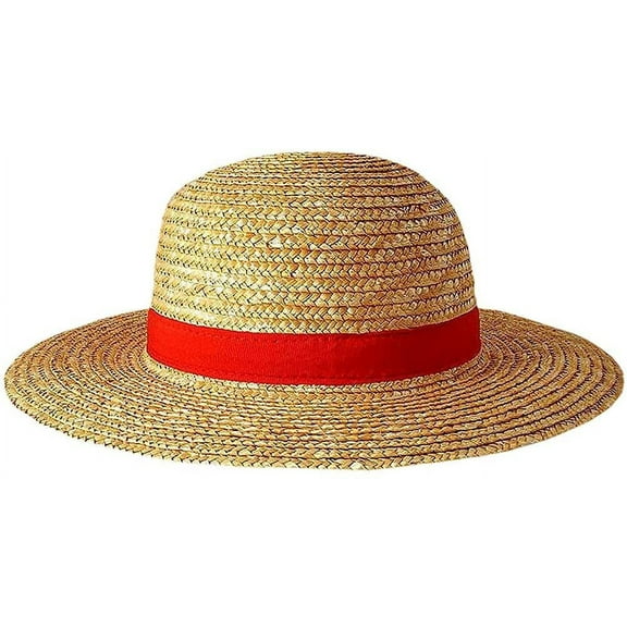 FIGT-Luffy Straw Hat Multifunctional Anime Cartoon Character Sunscreen Straw Hat Sun Hat for Adultsã0514ã