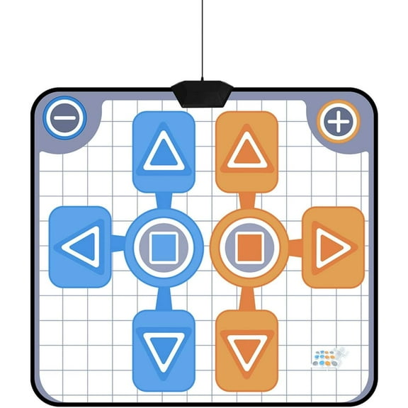 FIGT-Non Slip Dancing Step Dance Mat Pad, Double Person Non Slip Dance Dancing Pad Mat for Nintendo Wii Console Game, for PC Laptop Video Game, for Wii Console Game0516