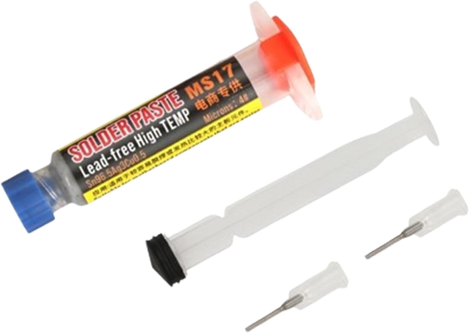 FIGTSolder Paste and Needle, SN42/BI58 T4 Lead Free Solder Paste No Clean, No Clean Lead Free