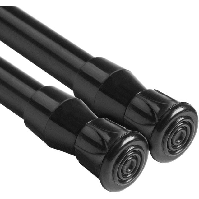 FIGTSpring Tension Rods, Adjustable Spring Loaded Expandable Small Curtain Tension Rod for