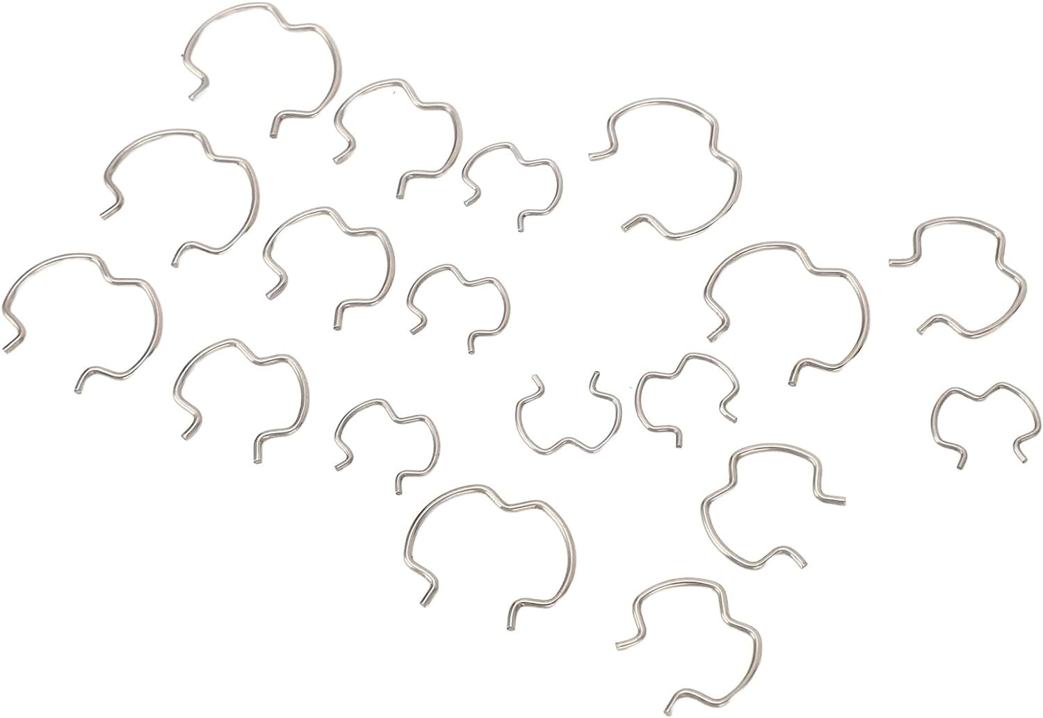 FIGTTransmission Connector Retaining Clips, 3 Different Sizes Heavy