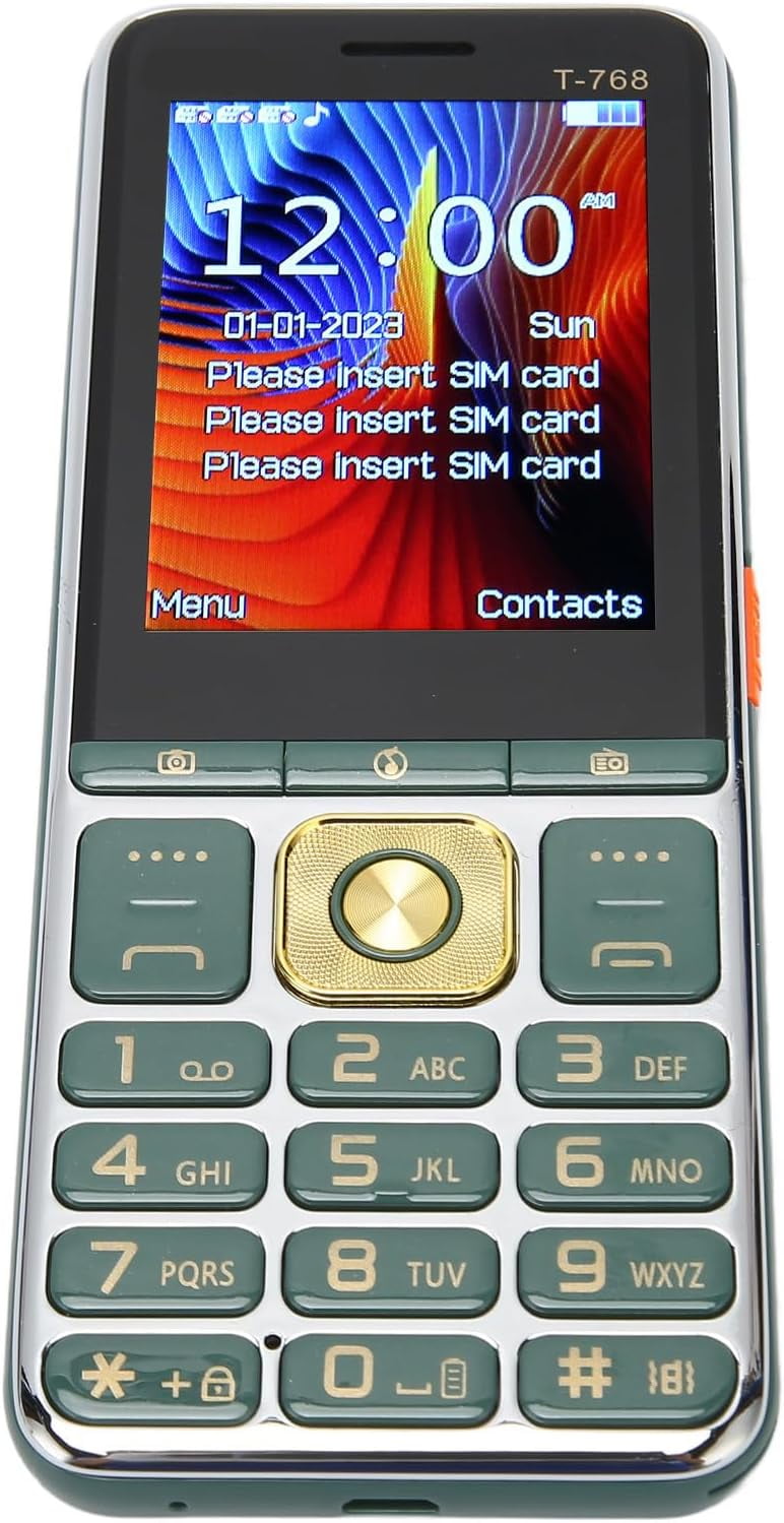 FIGTUnlocked Elderly Mobile Phone, Large Button Cell Phone for Senior