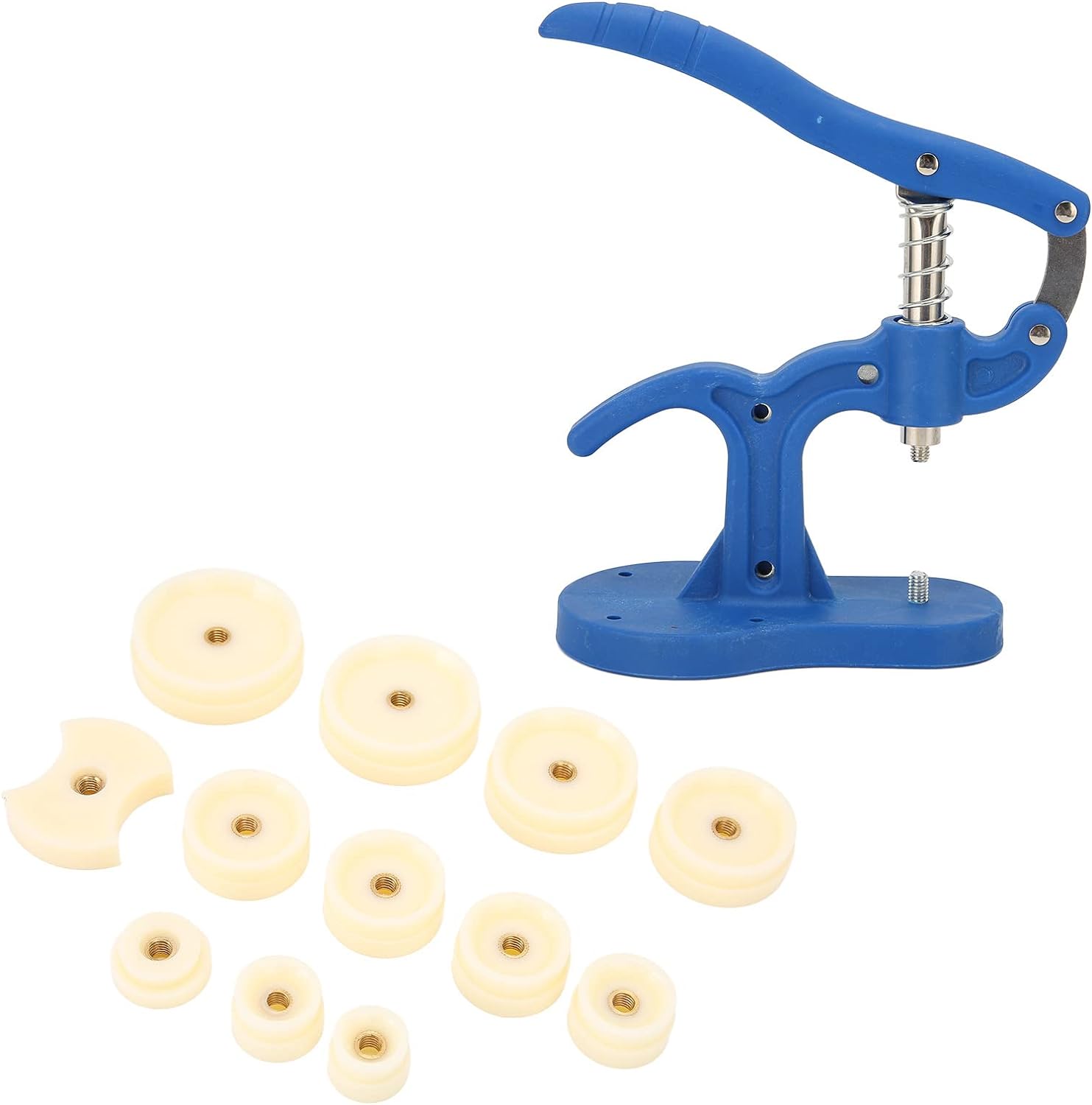 FIGTWatch Press Tool, Nylon Watch Back Press Tool with 12 Pcs Fitting