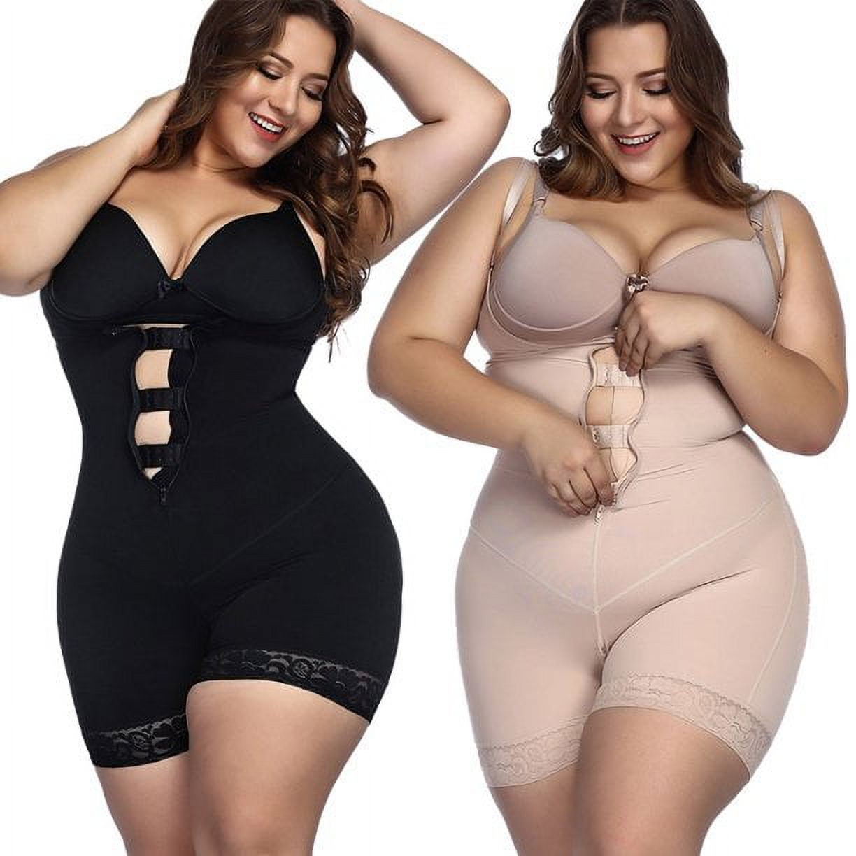 FIGURE LUXE Full Body Shaper Slip Suit Power Women Full Body Shaper Waist  Trainer Girdle Slim Corset Tummy Control Bodysuit Post Surgery 