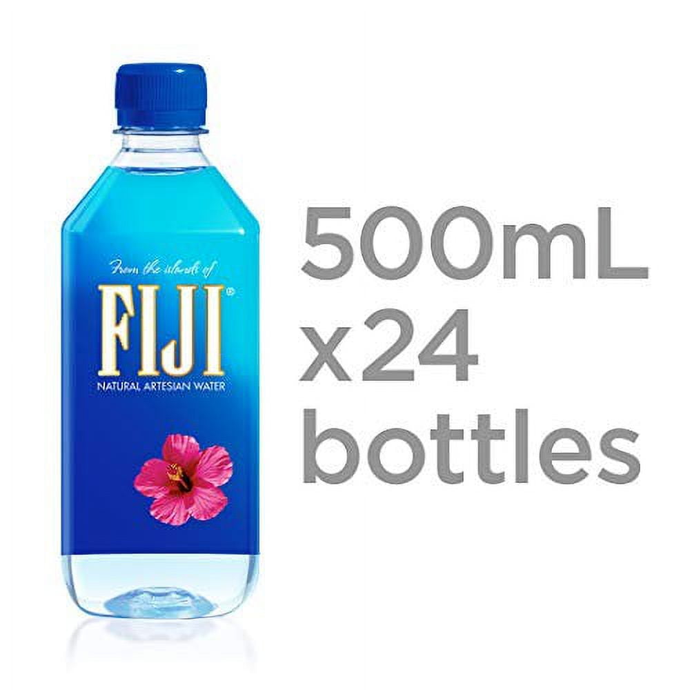 Fiji Water- Natural Artesian Water 24ct .5 L Bottles – Executive Beverage -  Mobile Bartenders & Waiters, Bar Rentals