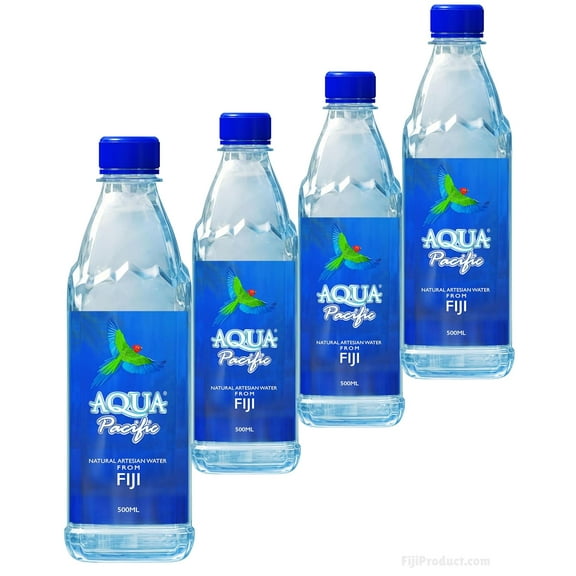 FIJI'S Finest Water - Natural Artesian Bottled Water (Pack of 4 x 16.9 Oz Bottles) Naturally pH 8+ Balanced with Electrolytes & Alkaline