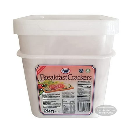 FIJI fmf - Breakfast Crackers (2 kg Jug Container) Simply...Delicious | Commonly Have With Tea and Coffee