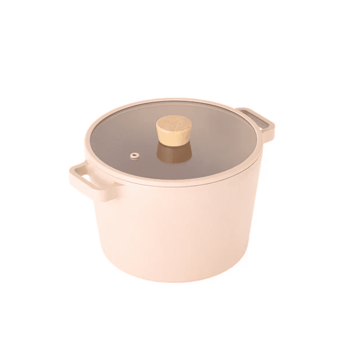 FIKA 1.7QT Ceramic Sauce Pan With Lid - Nonstick Induction Compatible Cookware Made In Korea
