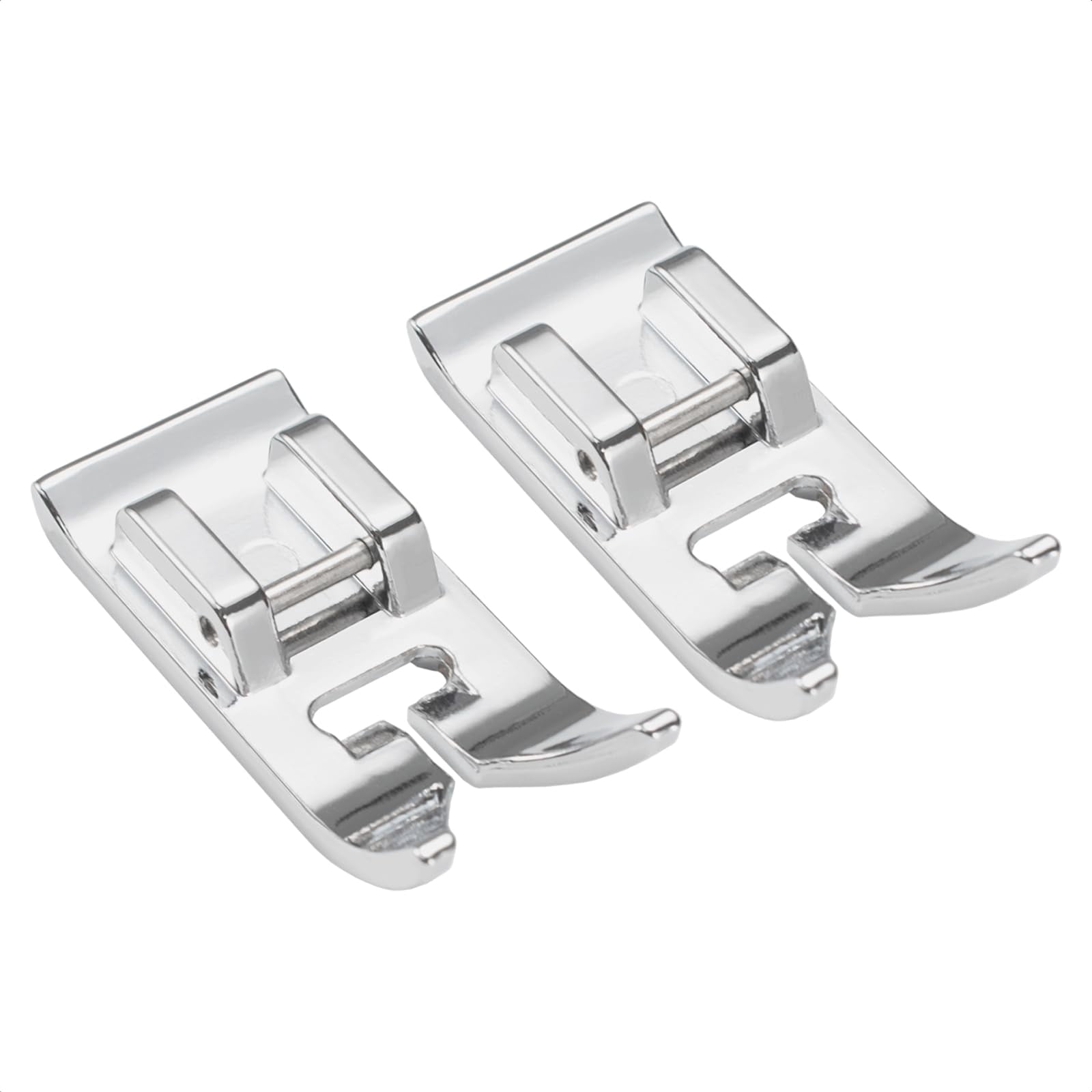 YICBOR Satin Stitch Presser Foot - Snap-On For Janome, Kenmore, Elna, Necchi, Viking, Pfaff Sewing Machines