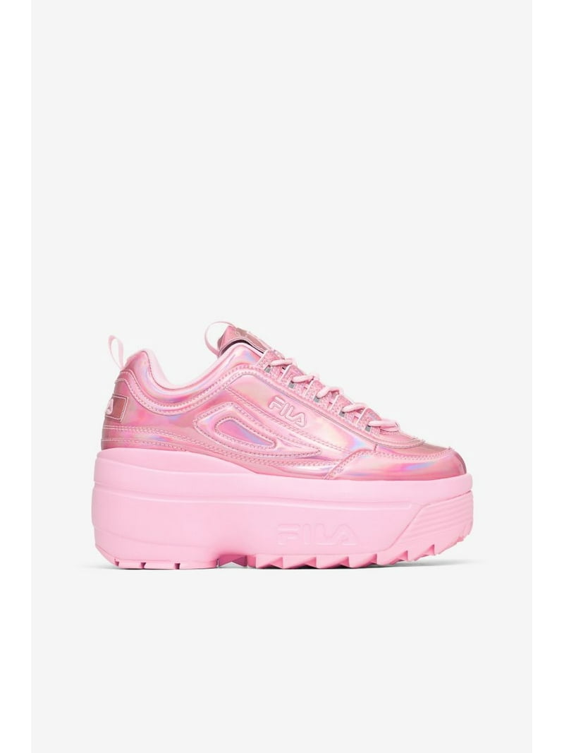 FILA Disruptor Wedge Sneakers Iridescent/Pirouette Womens Size