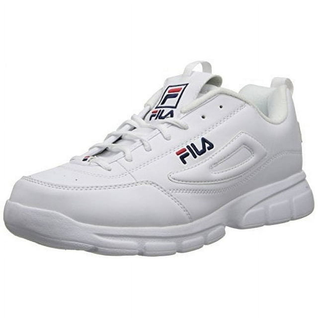 FILA Disruptor SE Sneakers White Navy Red Mens Athletic Shoes Size