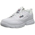 thumbnail image 1 of FILA Disruptor SE Sneakers White Navy Red Mens Athletic Shoes Size [insert size], 1 of 8