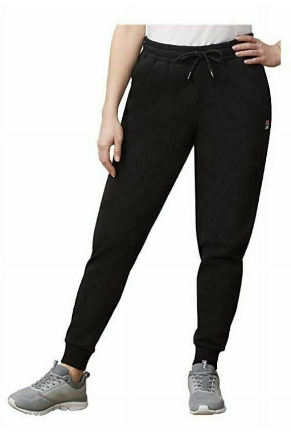 FLEECE JOGGER Sweat Pants Womens sz XL - BLACK