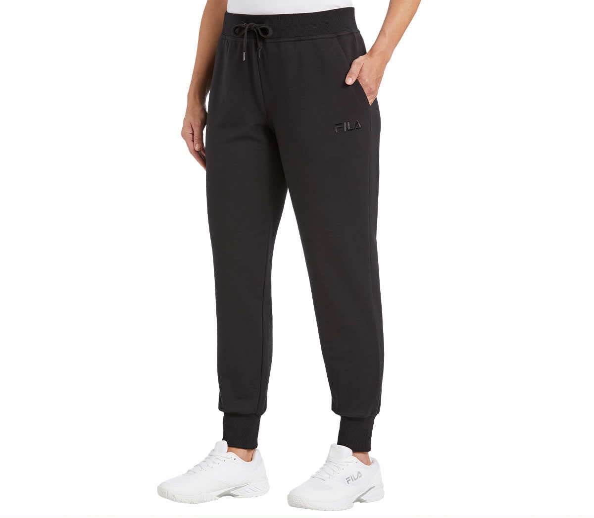 FILA Female Black Jogger Pants for Women XXXL Size