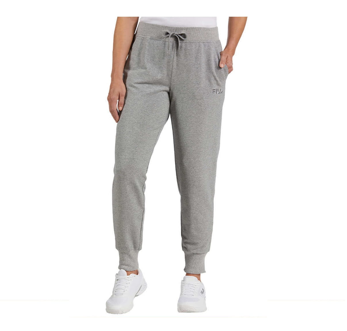 Fila Womens Activewear Side Pockets High Rise Jogger Pants