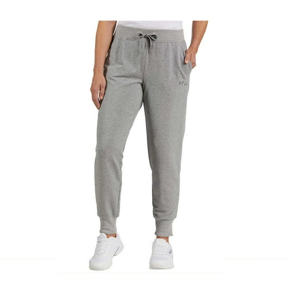 FILA Female Gray Jogger Pants for Women, Large Size