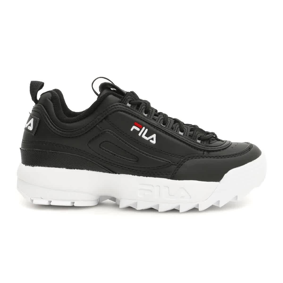 FILA Ladies Black Disruptor Top Sneakers, Brand Size 7 - Walmart.com