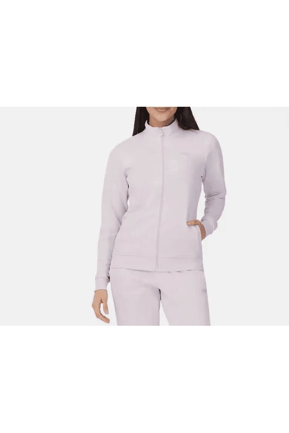 Ladies' Full Zip Jacket (Lavender Fog, Large)