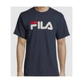 thumbnail image 1 of FILA Mens Navy Logo Graphic Short Sleeve Classic Fit T-Shirt M, 1 of 11