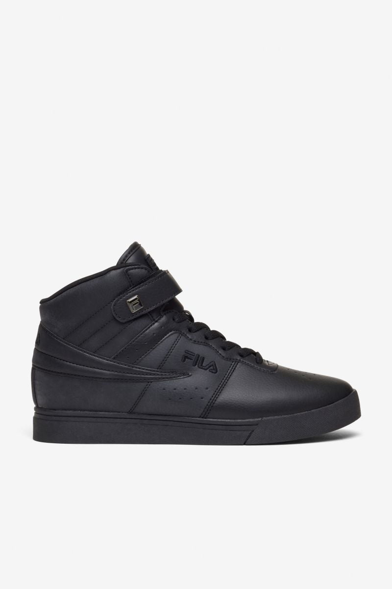 FILA Mens Vulc 13 High Top Sneaker Black/Black/Black