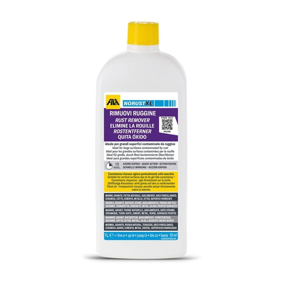 FILA NORUST XL Non-Acid Rust & Stain Remover for Marble and Floors 1L
